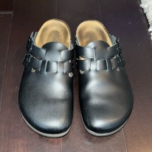 BIRKI'S BIRKENSTOCK CAMDEN BLACK BIRKO-FLOR SOFTFOOT size EU40